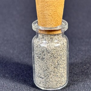 Himalayan Passu Glacier Sand Sample: Rare Yellow Black Sand (12g)