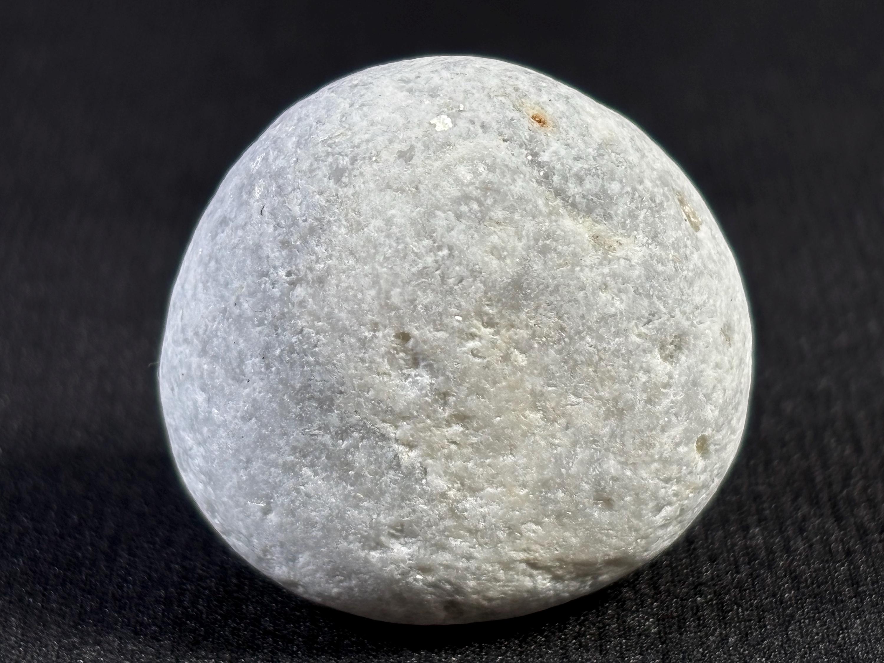 Hunza Valley Marble Rock Specimen: Sparkling Oval Stone (20.4 G
