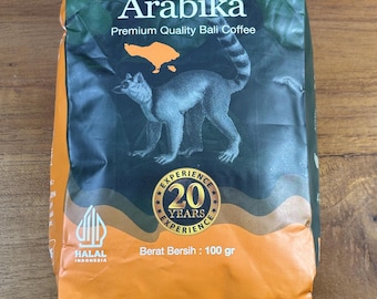 Coffee Luwak Liar Indonesia Wild Civet Beans Gayo Robusta Orchid