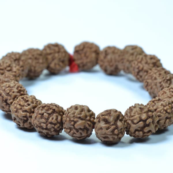 Rudraksha Bracelet - Beaded Bracelet - Healing for Men & Women - Protection - Progress - Success - Rudraksha Beads - 16.2 g