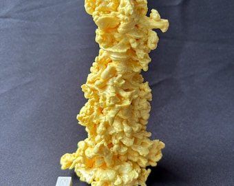 Ijen Volcano Stone: Raw Yellow Crystal Specimen, Indonesia (253g Collector Gift)
