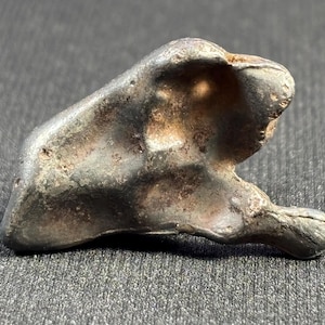 Sikhote-Alin Iron Meteorite Bullet: Authentic IIAB Meteorite Specimen, 12.9g