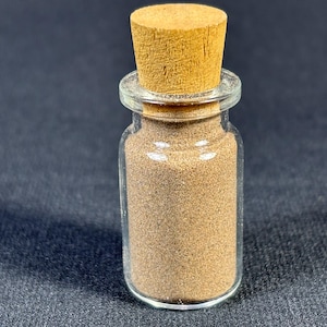 PAKISTAN Rawal lake - sand sample - Islamabad - Pakistan - yellow brown colored - very fine grained sand - 2024 - in glass jar - 10 g net