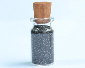 Volcanic Black Sand: Mount Bromo, East Java - 11.7g