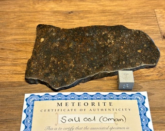 Meteorite SAU 001 - Chondrite L 4/5 - Sayh al Uhaymir 001 - found 2000 in Oman - TKW 450 kg - amazing full slice - 66.8 g