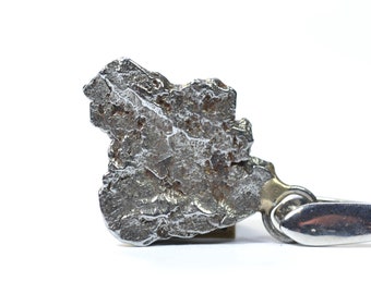 Campo del Cielo Iron Meteorite Pendant: Natural Argentina Space Rock (3.7g)