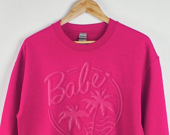 custom embossed sweatshirt