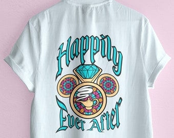 Bride to Be. Newly Wed Honeymoon. Happily Ever After I DO Crew Unisex Shirts Magical Carriage Inspired Bachelorette Fairytale Inspired Party
