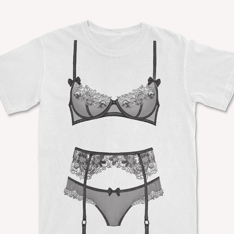 Lingerie Short Tshirts Etsy
