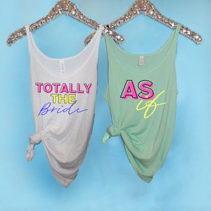 Bachelorette Party Shirts, 1990's Theme Party Shirts, Clueless Shirts, As If Whatever, Retro Cup Shirts, 90's childhood slouchy tank image 1