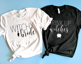 Bachelorette Party Shirts Witchy Bride Unisex Shirt Halloween Bachelorette Party Shirts Bridesmaid Shirt Bride Shirt Bachelorette Shirt