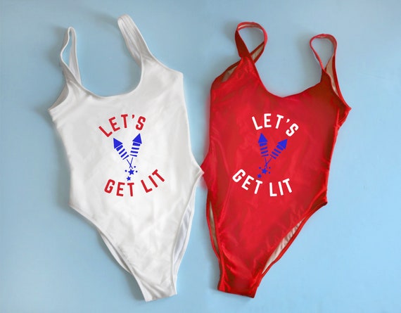 fourth of july one piece bathing suit