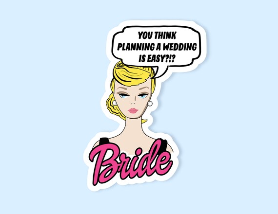 Bachelorette party wedding team the bride gift' Sticker