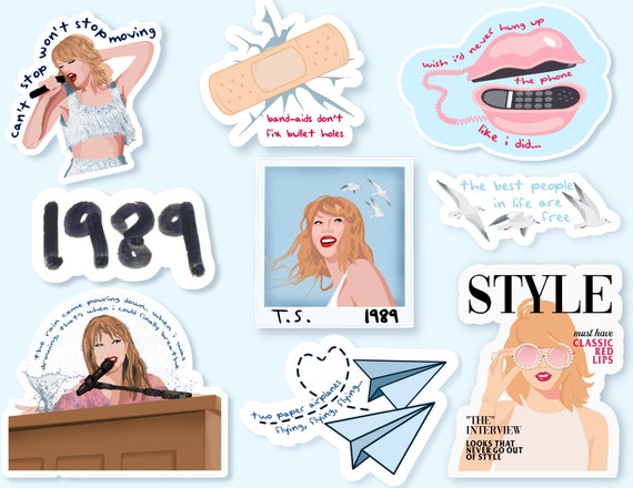 One Stop Stickers, Other, Taylor Swift Style Lyrics Sticker