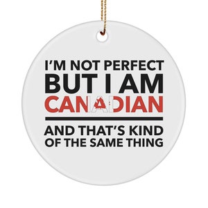 Canadian gifts - canada christmas ornament - xmas ornament - canadian ornament - canadian flag letters