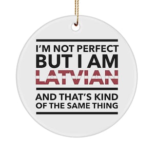 Latvian gifts - latvia christmas ornament - xmas ornament - latvian ornament - latvian flag letters