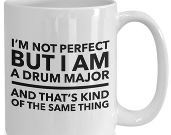 Drum major mug - drum major gift - gift for drum major - drum major band