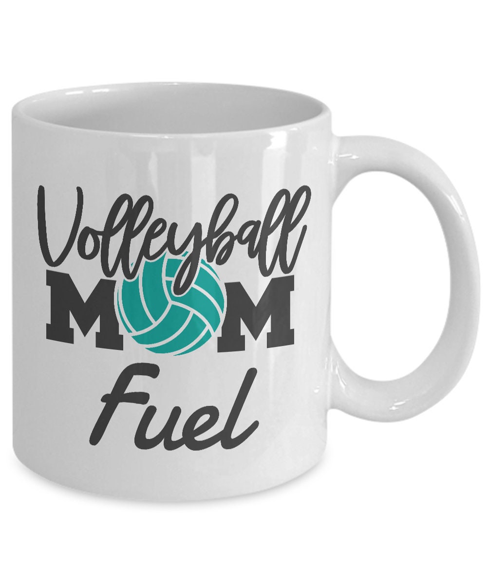 Volleyball mom Mug Volleyball mom Fuel Volleyball mom | Etsy