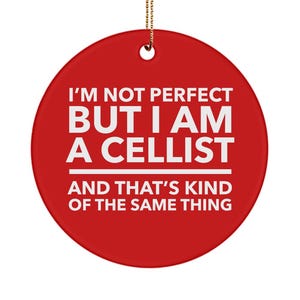 Cello ornament - cellist gift - perfect gift for cellist - cello player