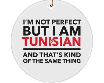 Tunisian gifts - tunisia christmas ornament - xmas ornament - tunisian ornament - tunisian flag letters