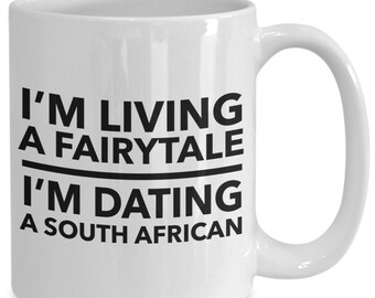 Dating a south african - south african mug - south african partner - south african gift - south africa gift