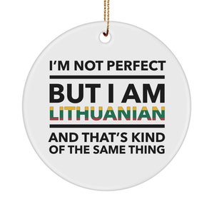 Lithuanian gifts - lithuania christmas ornament - xmas ornament - lithuanian ornament - lithuanian flag letters