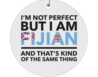 Fijian gifts - fiji christmas ornament - xmas ornament - fijian ornament - fijian flag letters