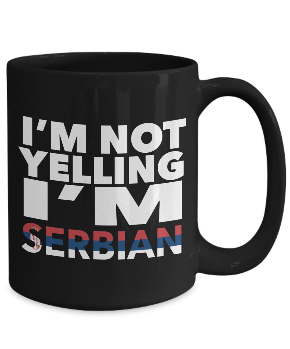 Tazza In Ceramica Bianca Umoristica "I'm Not Yelling I'm Romanian" - Capacità Perfetta Per Caffè/tè - Lavabile In Lavastoviglie E Microonde