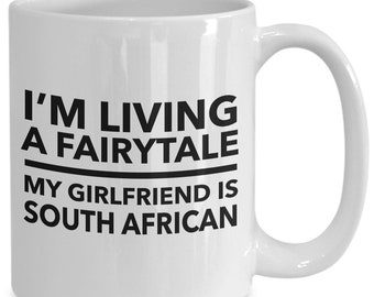 South african mug - south african girlfriend - south african partner - south african coffee mug - south africa gift