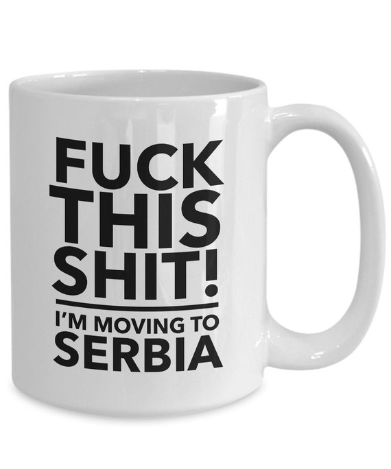Moving to Serbia Relocating to Serbia Gift Serbia Mug - Etsy