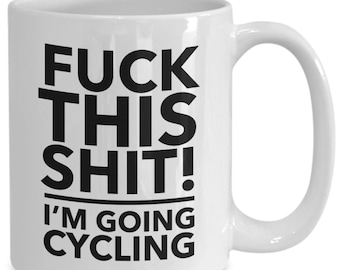 Cycling gift - cycling mug - bike gifts - bicycle mug - gifts for cyclists - cycling gifts - cyclist gift for him - i'm going cycling cof...
