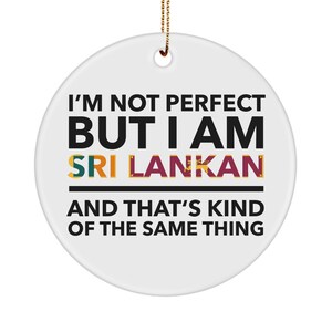Sri lankan gifts - sri lanka christmas ornament - xmas ornament - sri lankan ornament - sri lankan flag letters