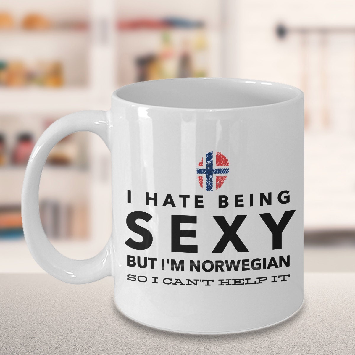 Norwegian Mug I Hate Being Sexy but I'm Norwegian so I - Etsy Canada