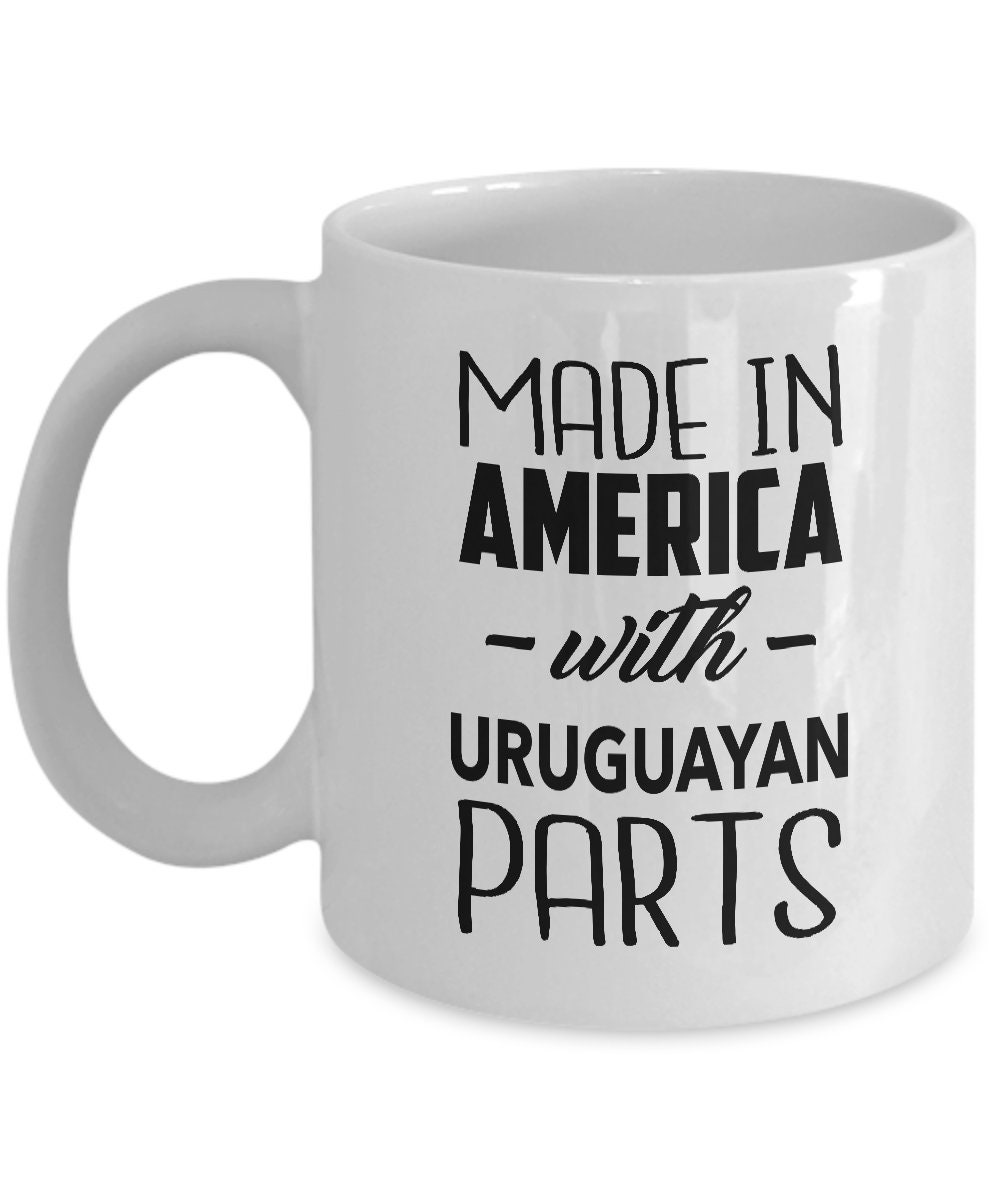 Uruguayische Tasse - Made in America mit uruguayischen Teilen - Uruguayische Kaffeetasse - Uruguay Geschenk