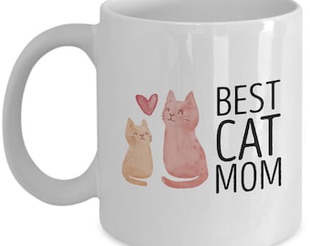 Cat mom Gift - Best Cat mom coffee mug - Cat lover gift