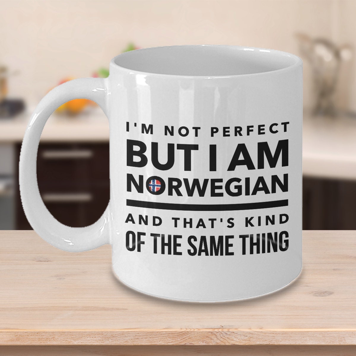 Norwegian Mug I'm Not Perfect but I Am Norwegian and - Etsy