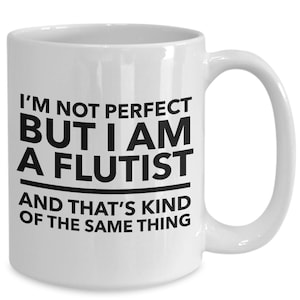 Flute mug - flutist gift - gift for flutist - flute player