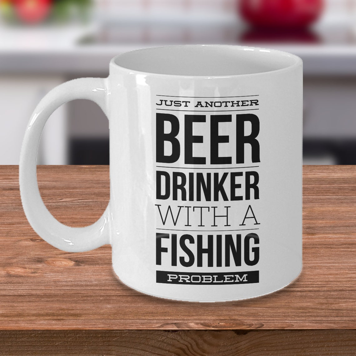 Fishing Beer Mug Just Another Beer Drinker With a Fishing Etsy UK