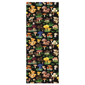 Mushroom Wrapping Paper - Cottagecore Wrapping paper - Mushroom Xmas Wrapping paper - Cottagegore gift wrapping paper image 2