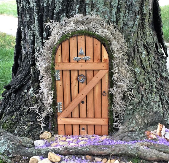 CUSTOM MADE FAIRY Door Handmade repurposed wood fairy garden Etsy