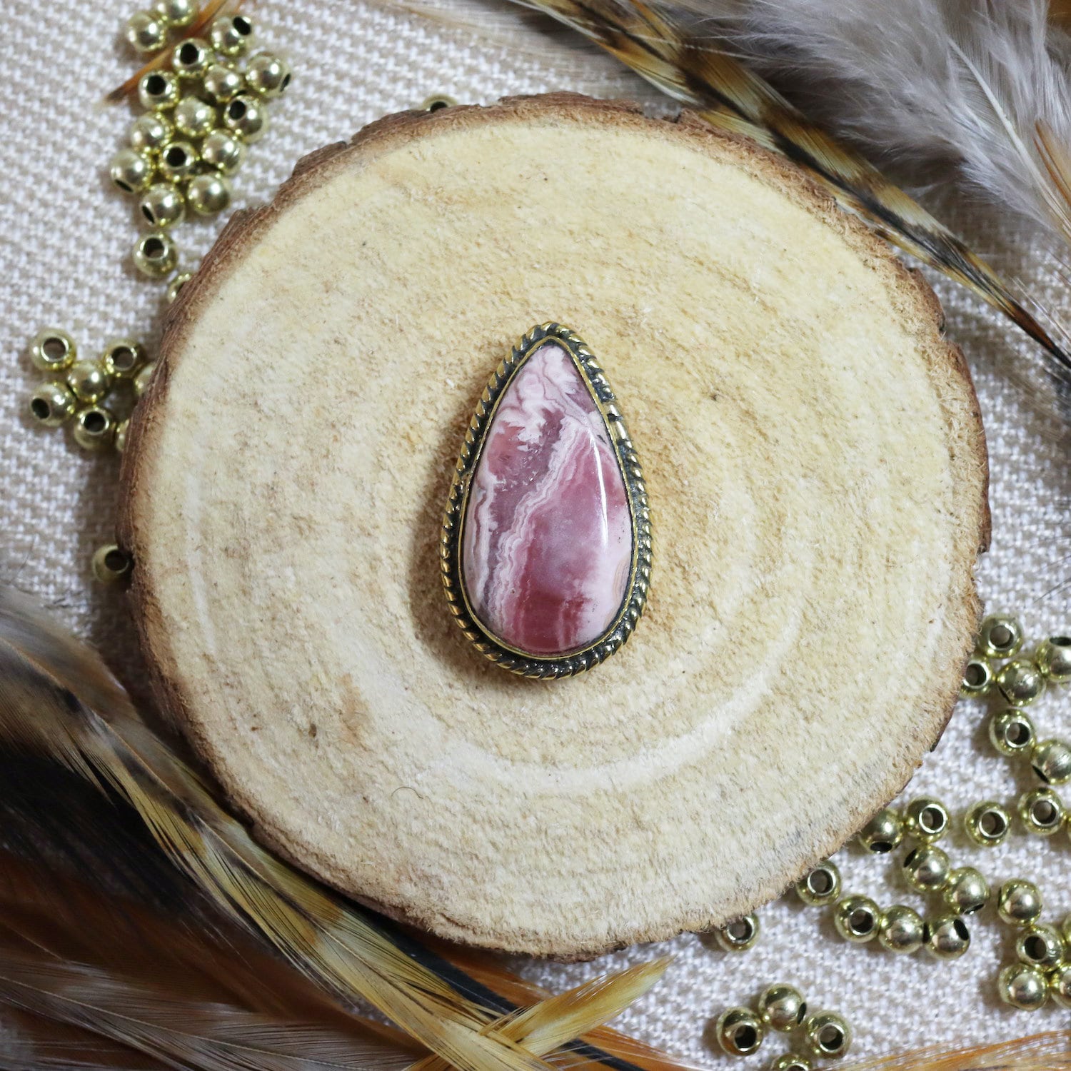 Rainuree Loose Natural Gemstone for Handmade Macrame Jewelry TURQUOISE Grooved Stone for Macrame Technique Slotted