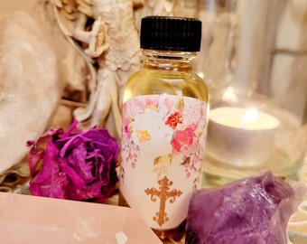 Christ Light Holy Relic Oil, Holy Anointing Oil, Prayer Oil, Essential Oil Blend