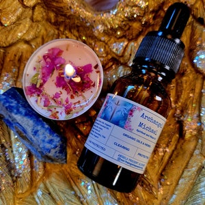 Archangel Michael Clearing & Protection Essential Oil Blend, Saint Michael the Archangel Relic Oil