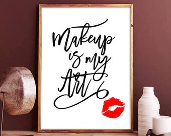Makeup room decor | Etsy