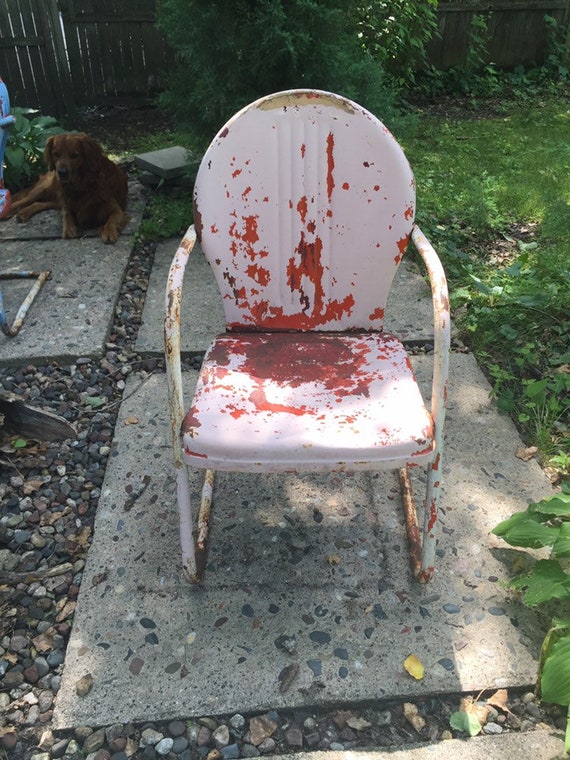 garden chair pink