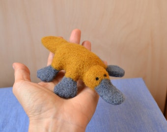 Platypus Felt animals Needle felted