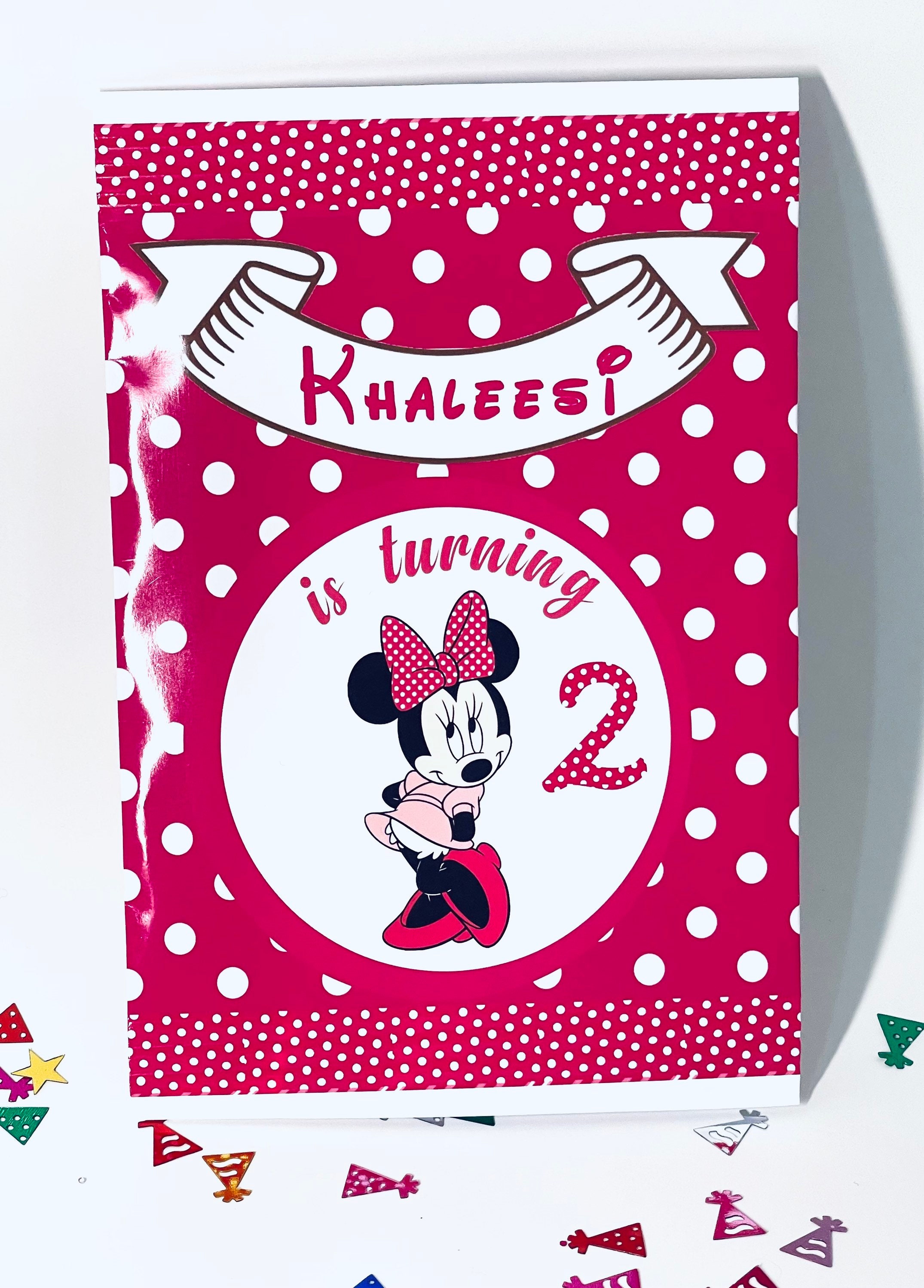 Minnie Geburtstag Disney Minnie Maus Geburtstag custom Etsy