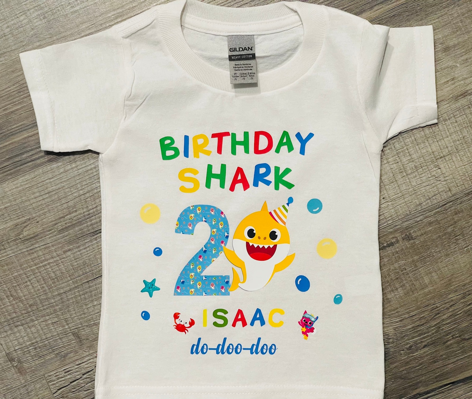 Custom Baby Shark Birthday T Shirt Girl and Boy Personalized Etsy
