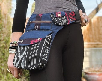 Black Utility Belt, Festival Utility Belt, Unisex hip pack, Waist pack, Fanny bag, Boho fanny pack, Festival pack, Bum bag,Waist bag,Hip bag