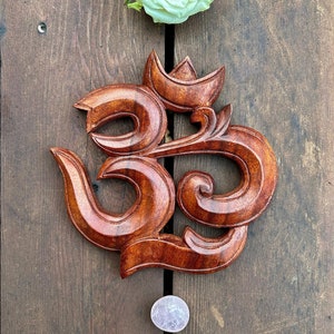 Om wall art, Wooden Yoga Om, Meditation Room Decor, Om decor, Spiritual Christmas Gift, Yoga Lover Gift, Boho home decor, Sacred symbol art